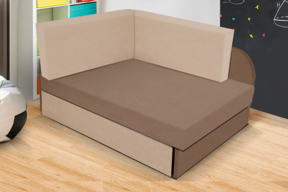 FANIS Narożnik dziecięcy beżowy/jasny brązowy - zdjęcie 1