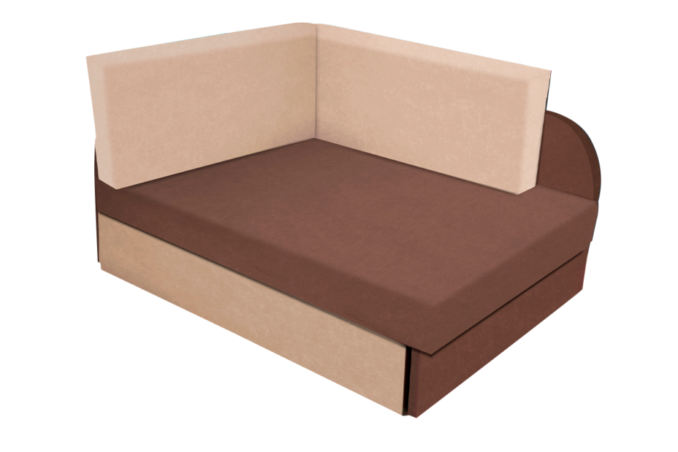 FANIS Narożnik dziecięcy beżowy/brązowy - zdjęcie 0