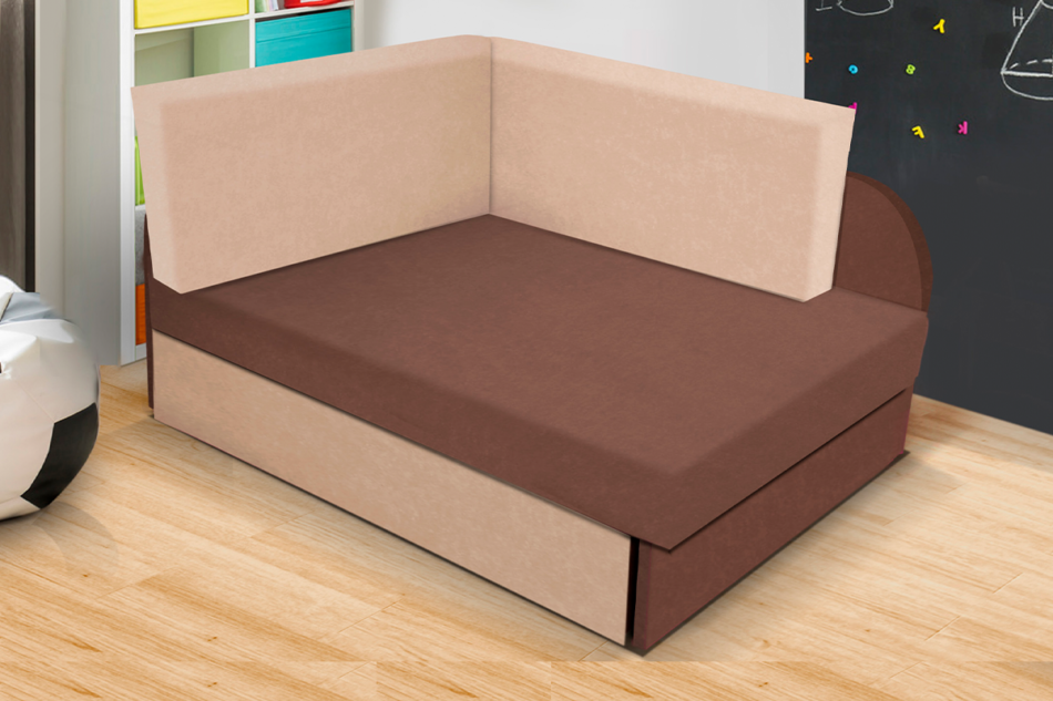 FANIS Narożnik dziecięcy beżowy/brązowy - zdjęcie 1