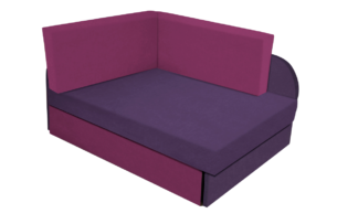 FANIS, https://dev1-mda.konsimo.pl/kolekcja/fanis/ Narożnik dziecięcy ciemny fiolet/jasny fiolet - zdjęcie