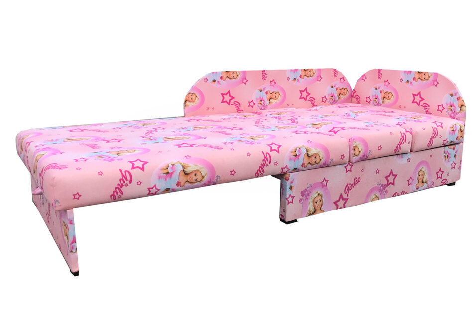 FANIS Narożnik dziecięcy jasny różowy/ciemny różowy/niebieski/żółty - zdjęcie 1