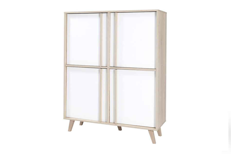 HONIS Komoda dąb naturalny/biały - zdjęcie 0