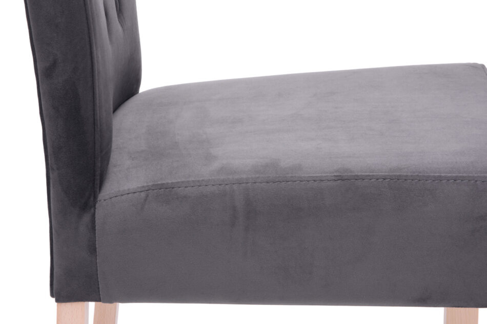 GLADIO Krzesło szary/buk - zdjęcie 5