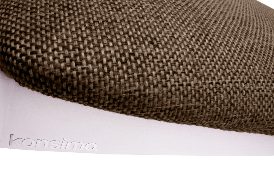 CLEMATI Krzesło biały/brązowy - zdjęcie 5