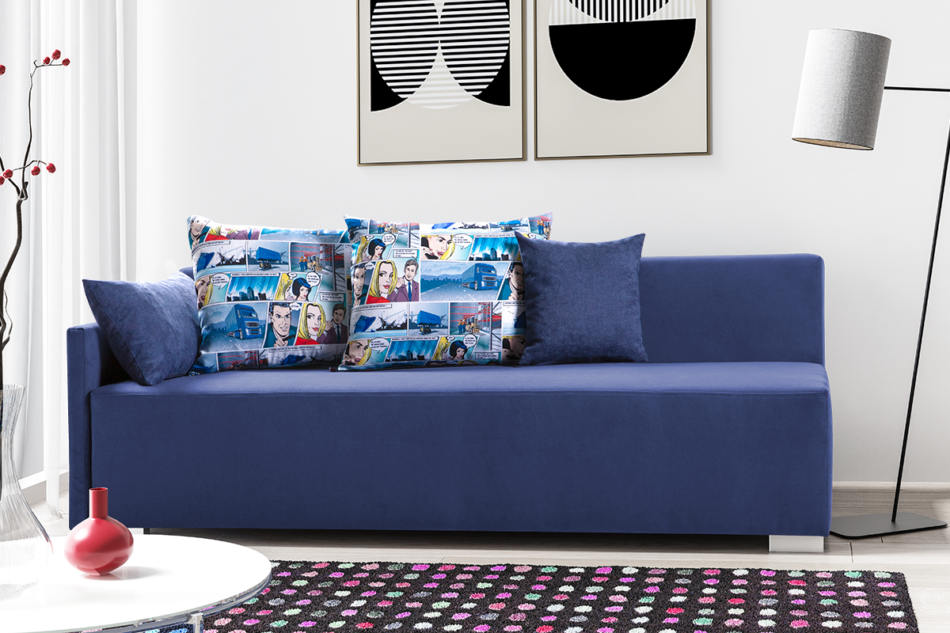 TALUSI Wersalka granatowy - zdjęcie 2