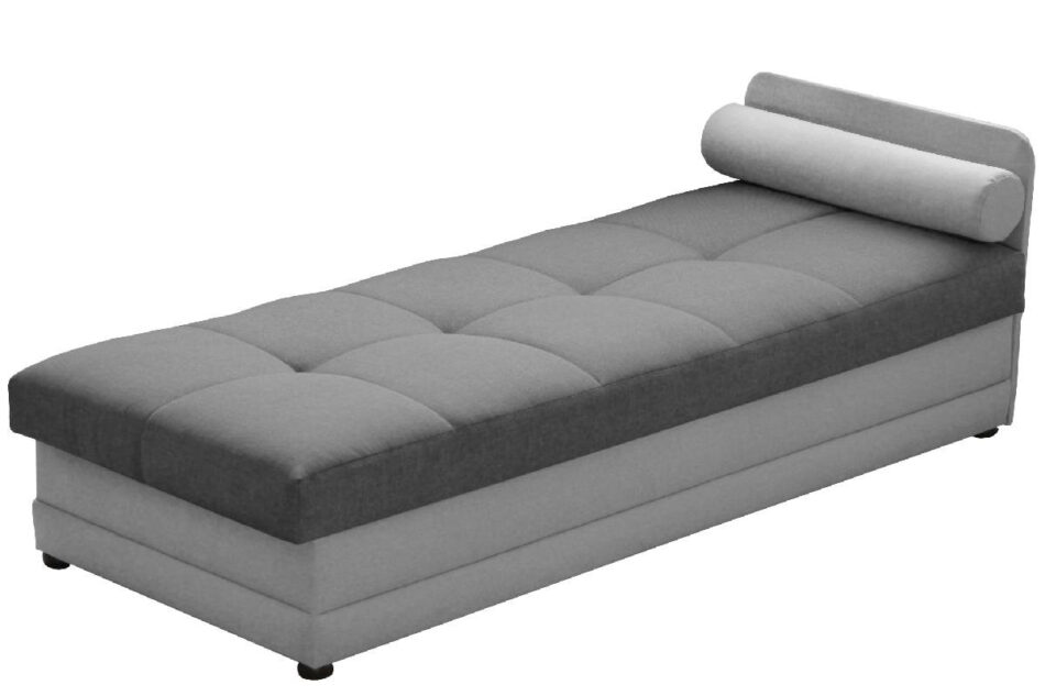 TALPO Łóżko jasny szary/ciemny szary - zdjęcie