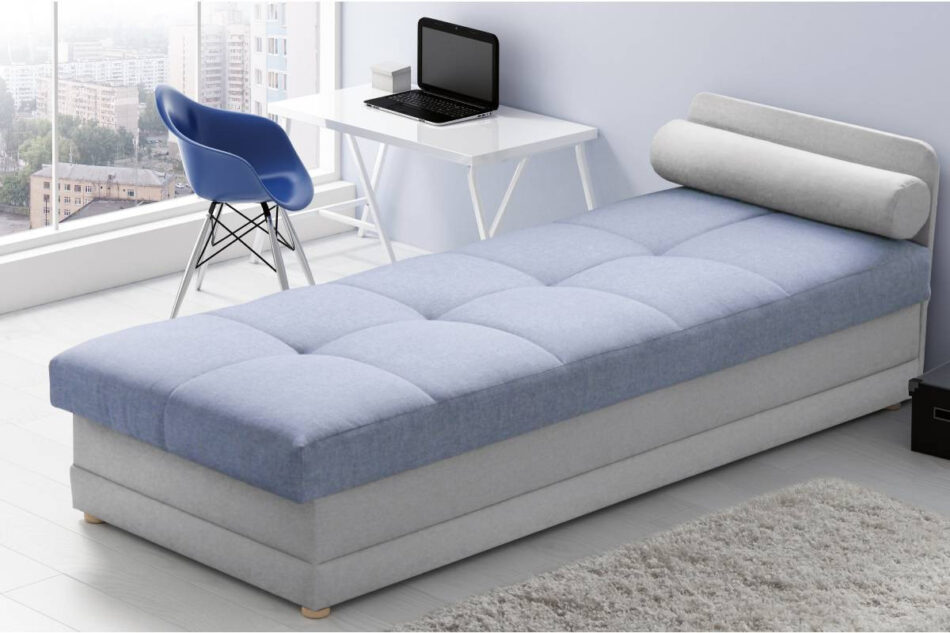 TALPO Łóżko niebieski/szary - zdjęcie 0