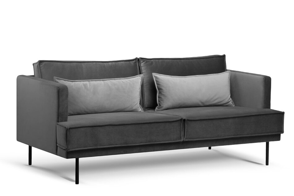 GANZO Sofa 3 ciemny szary - zdjęcie 1