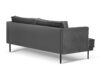 GANZO Sofa 3 ciemny szary - zdjęcie 3