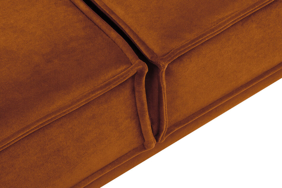 GANZO Sofa 3 pomarańczowy/żółty - zdjęcie 4