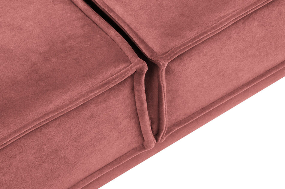 GANZO Sofa 3 koralowy/różowy - zdjęcie 4