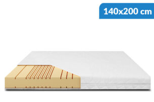 TAGUS, https://dev1-mda.konsimo.pl/kolekcja/tagus/ Materac piankowy biały - zdjęcie