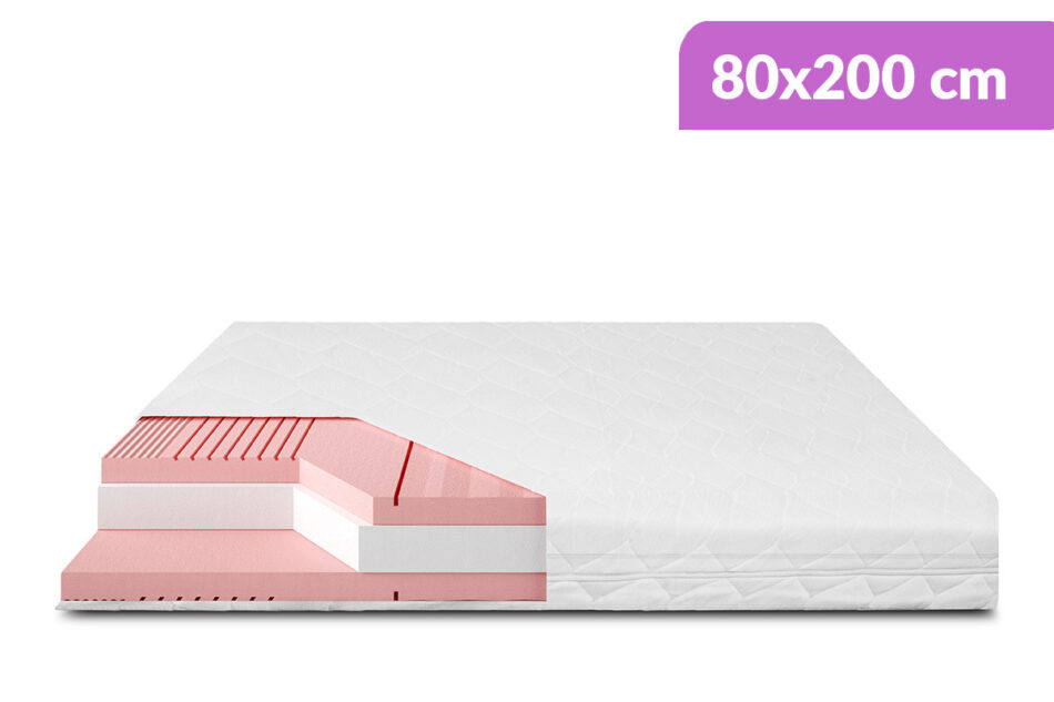 ELBANO Materac piankowy biały - zdjęcie 0