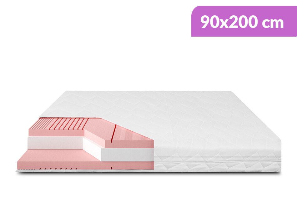 ELBANO Materac piankowy biały - zdjęcie 0