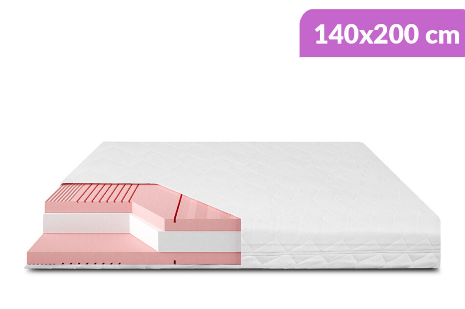 ELBANO Materac piankowy biały - zdjęcie 0