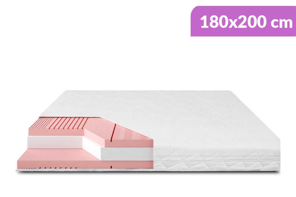 ELBANO Materac piankowy biały - zdjęcie 0