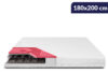 TRIDUM Materac bonellowy, pianka PU, pianka HR biały - zdjęcie 1