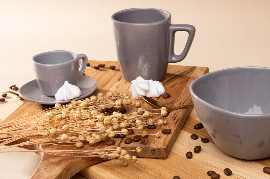 GRESI Kubek szary - zdjęcie 1