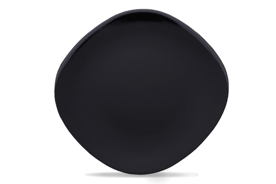 GRESI Talerz deserowy czarny - zdjęcie 2