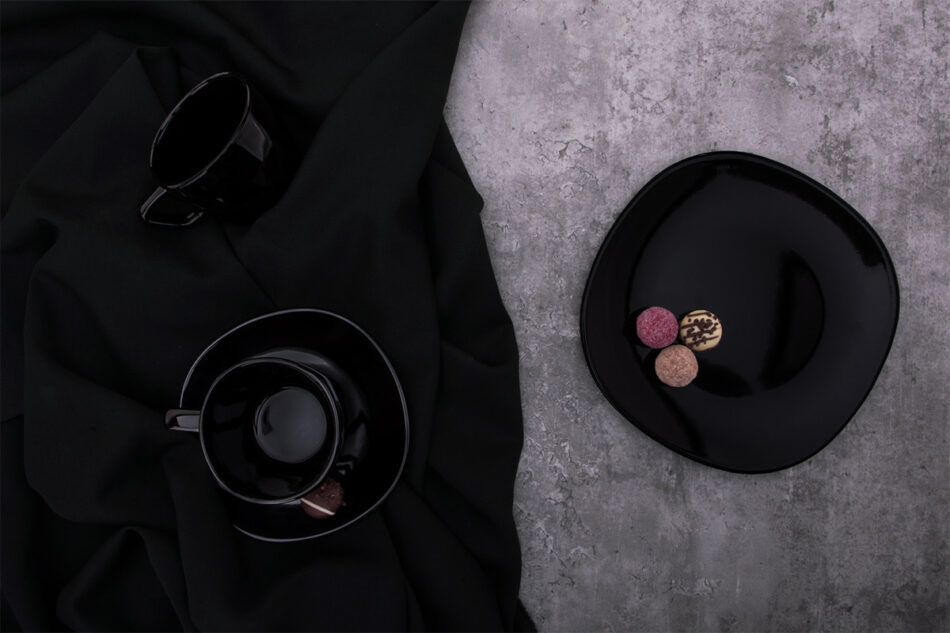 GRESI Filiżanka do kawy czarny - zdjęcie 1