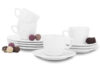 GRESI Zestaw kawowy, 4 os. (12 el) biały - zdjęcie 1