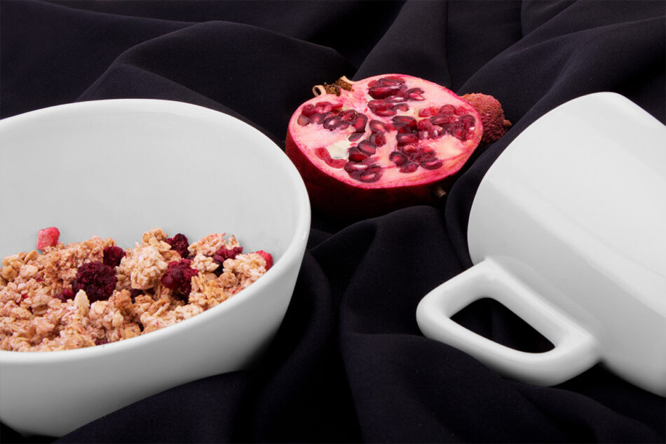 GRESI Zestaw śniadaniowy, 4 os. (8 el) biały - zdjęcie 2