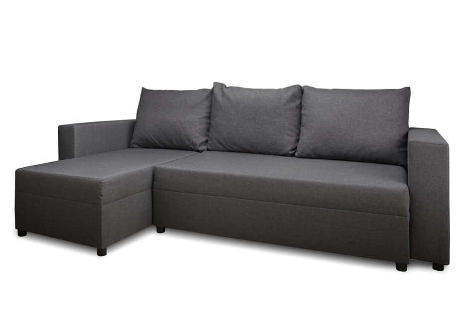 SINIO Narożnik lewy/prawy ciemny szary - zdjęcie 1