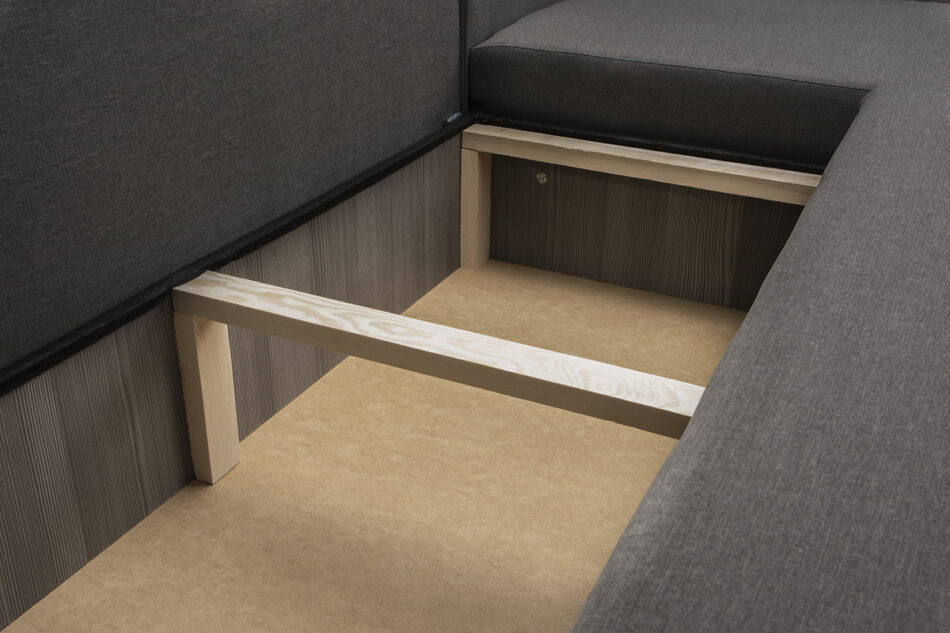 SINIO Narożnik lewy/prawy ciemny szary - zdjęcie 9