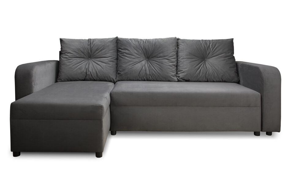 SINIO Narożnik lewy/prawy ciemny szary - zdjęcie 4