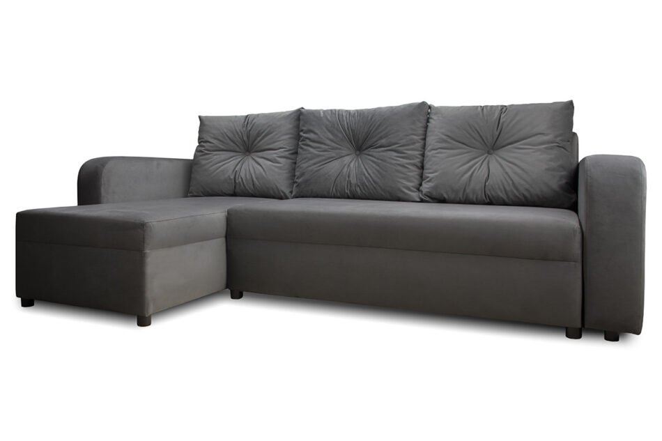 SINIO Narożnik lewy/prawy ciemny szary - zdjęcie 1