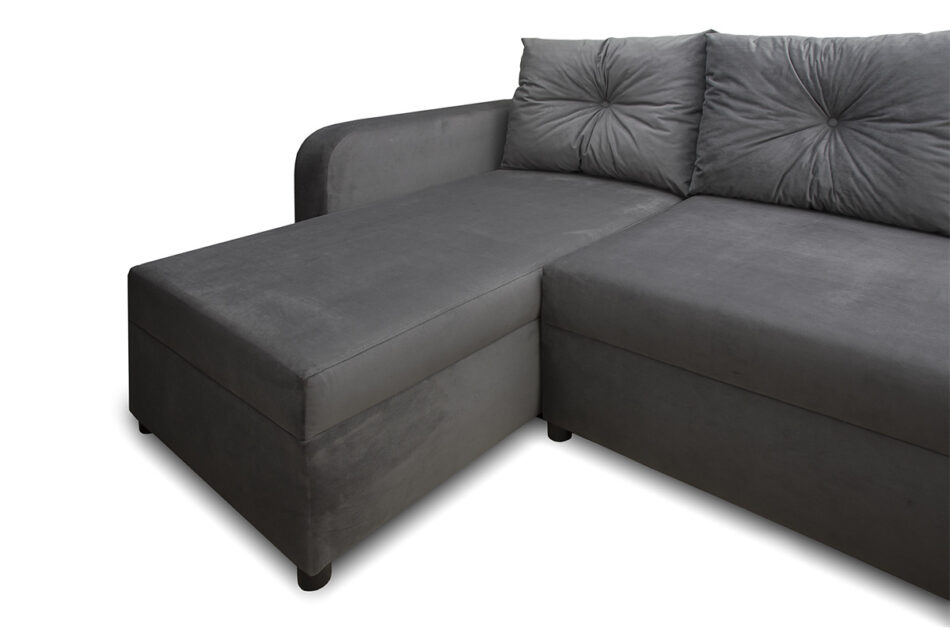 SINIO Narożnik lewy/prawy ciemny szary - zdjęcie 7