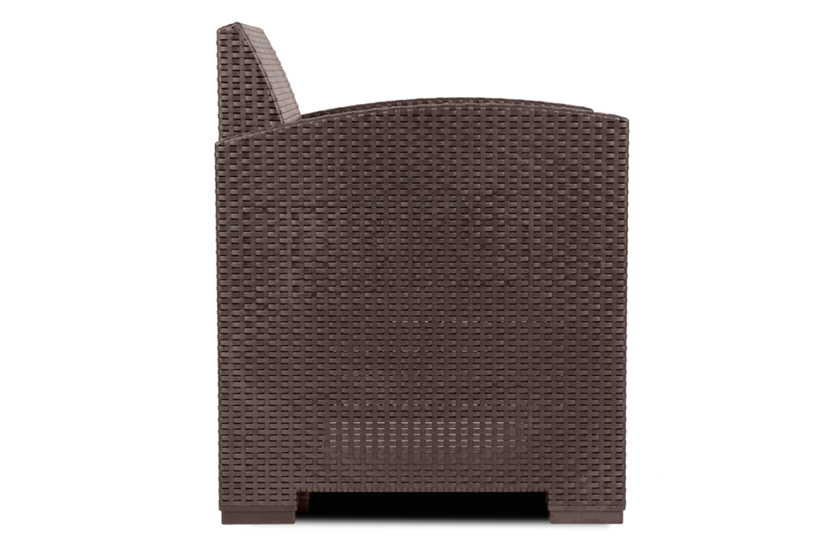 HORILES Zestaw mebli ogrodowych (3,1,1,st.) brązowy - zdjęcie 6