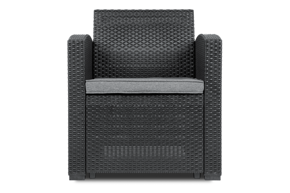 HORILES Zestaw mebli ogrodowych (2,1,1,st.) antracytowy - zdjęcie 3