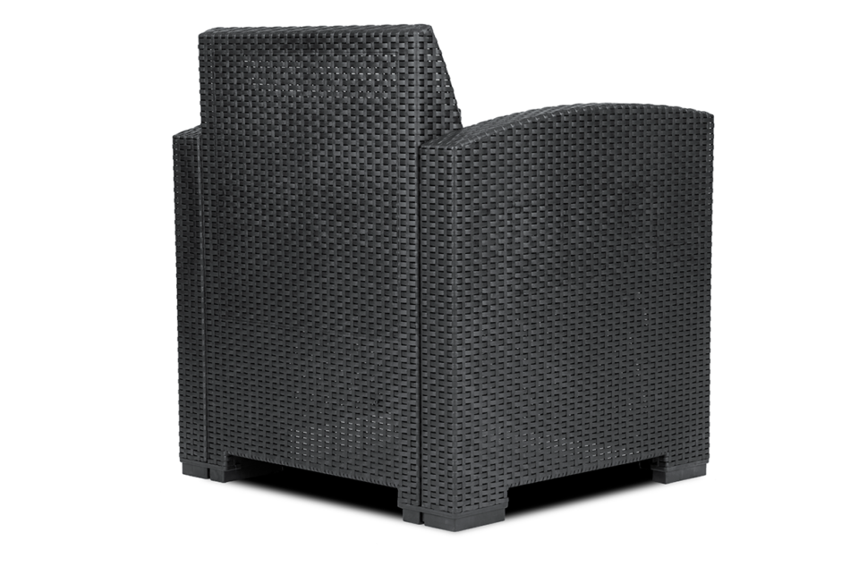 HORILES Zestaw mebli ogrodowych (2,1,1,st.) antracytowy - zdjęcie 7