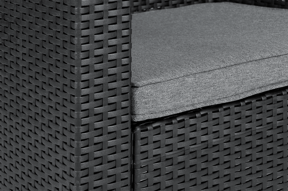 HORILES Zestaw mebli ogrodowych (2,1,1,st.) antracytowy - zdjęcie 8