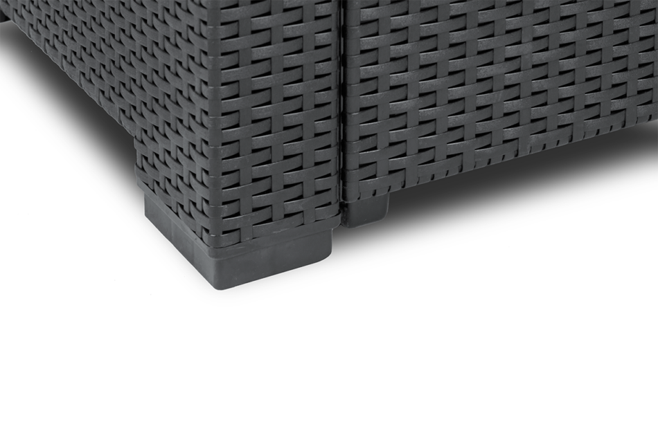 HORILES Zestaw mebli ogrodowych (2,1,1,st.) antracytowy - zdjęcie 9