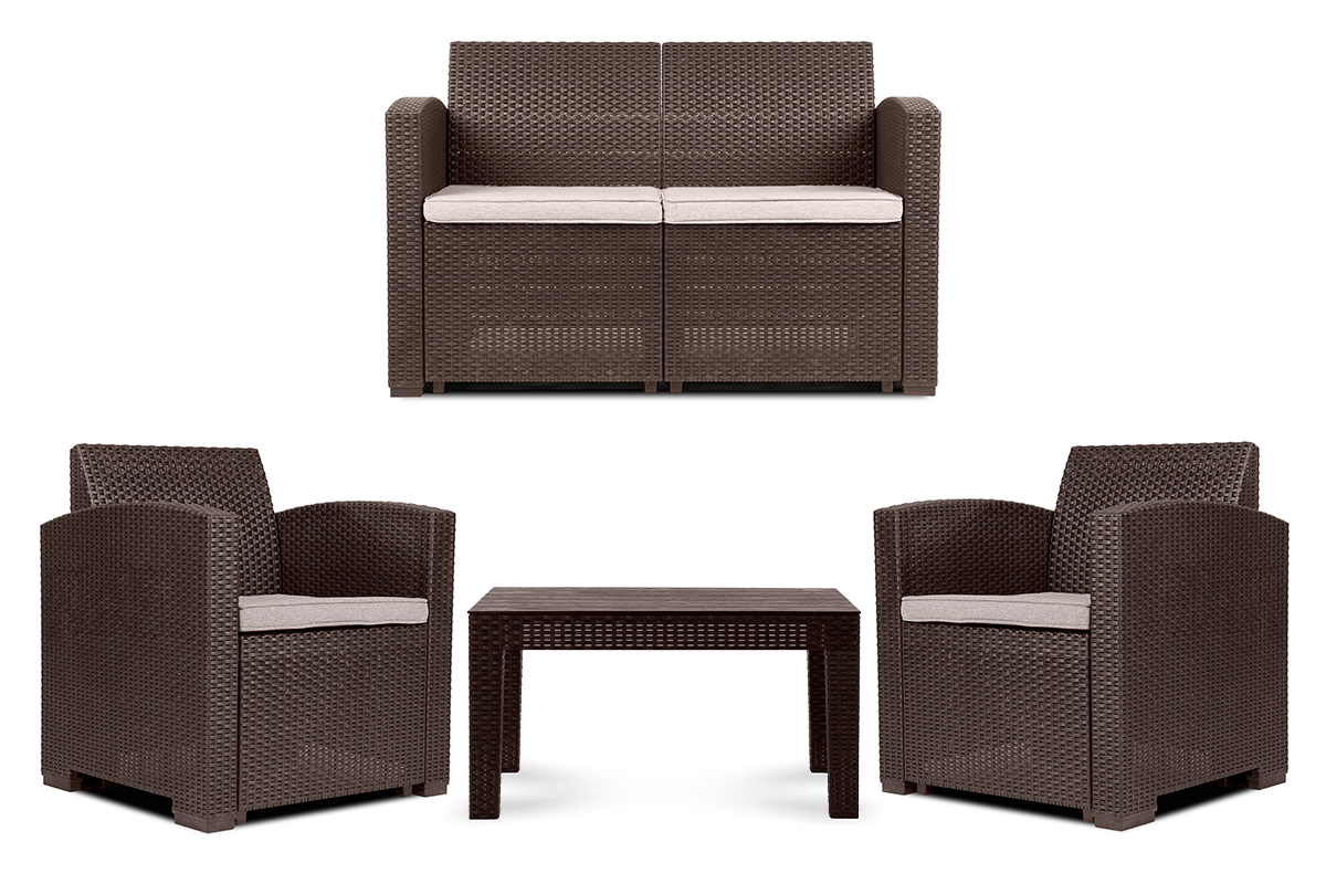 Zestaw mebli ogrodowych (2,1,1,st.)