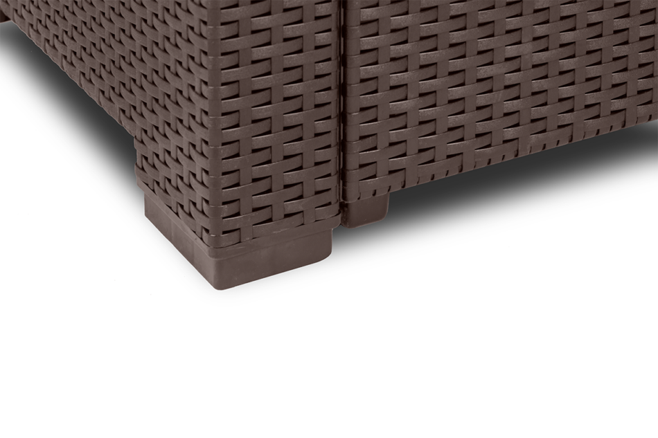 HORILES Zestaw mebli ogrodowych (1,1,st.) brązowy - zdjęcie 6