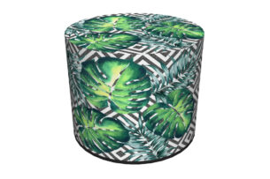 RASIL, https://dev1-mda.konsimo.pl/kolekcja/rasil/ Puf czarny/zielony - zdjęcie