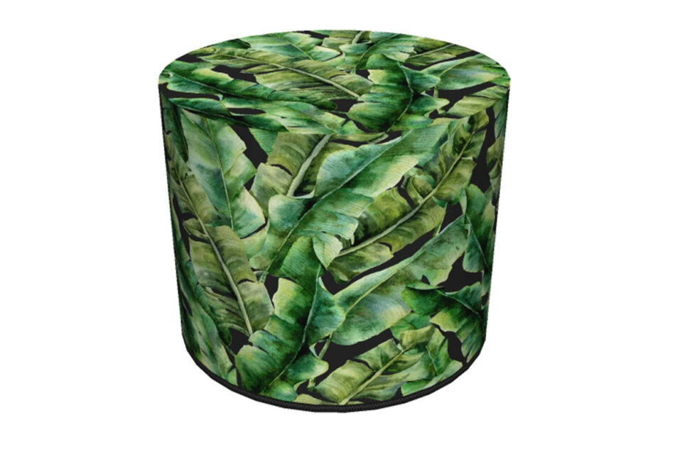 RASIL Puf ciemny zielony - zdjęcie