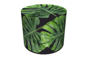 RASIL, https://dev1-mda.konsimo.pl/kolekcja/rasil/ Puf ciemny zielony/czarny - zdjęcie