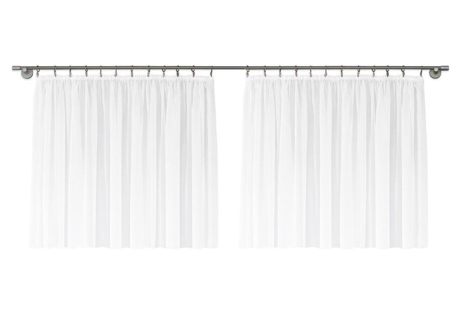 SOTTILE Firana na taśmie biały - zdjęcie 3