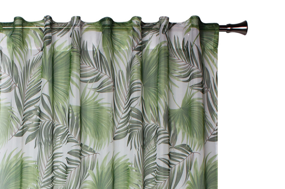 VENDO Firana z ukr.patkami zielony/biały - zdjęcie 0