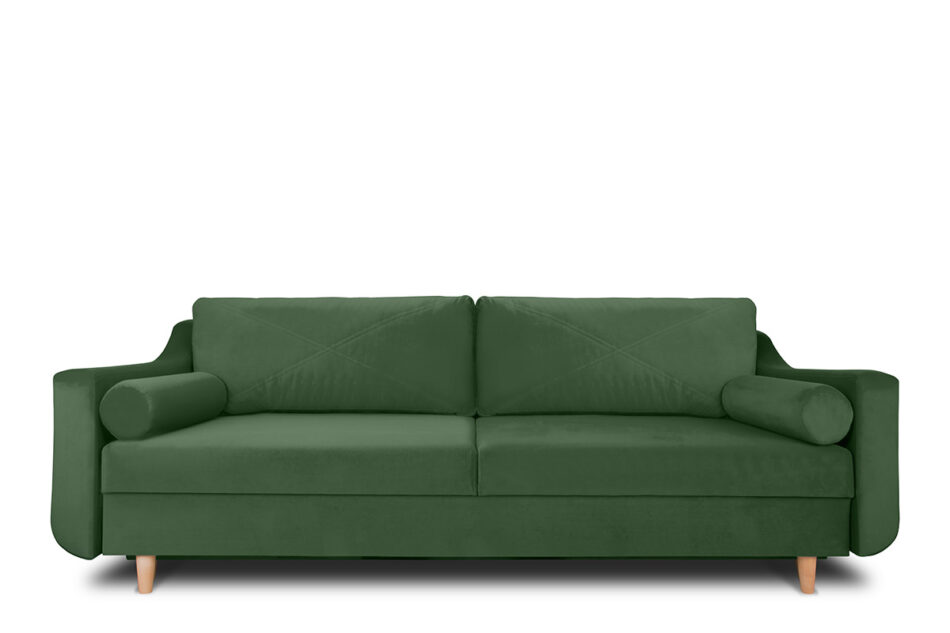 SATEO Sofa 3 ciemny zielony - zdjęcie 0
