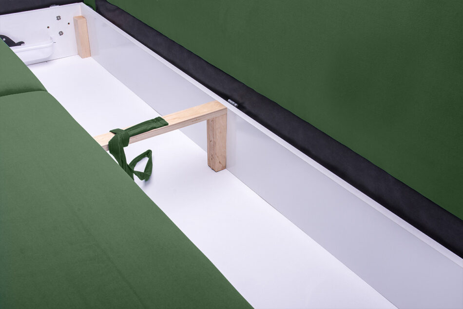 SATEO Sofa 3 ciemny zielony - zdjęcie 3