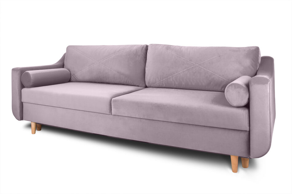 SATEO Sofa 3 różowy - zdjęcie 1