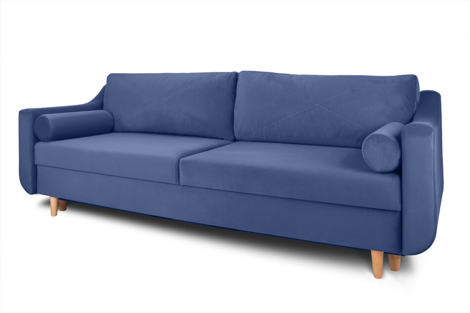 SATEO Sofa 3 granatowy - zdjęcie 1
