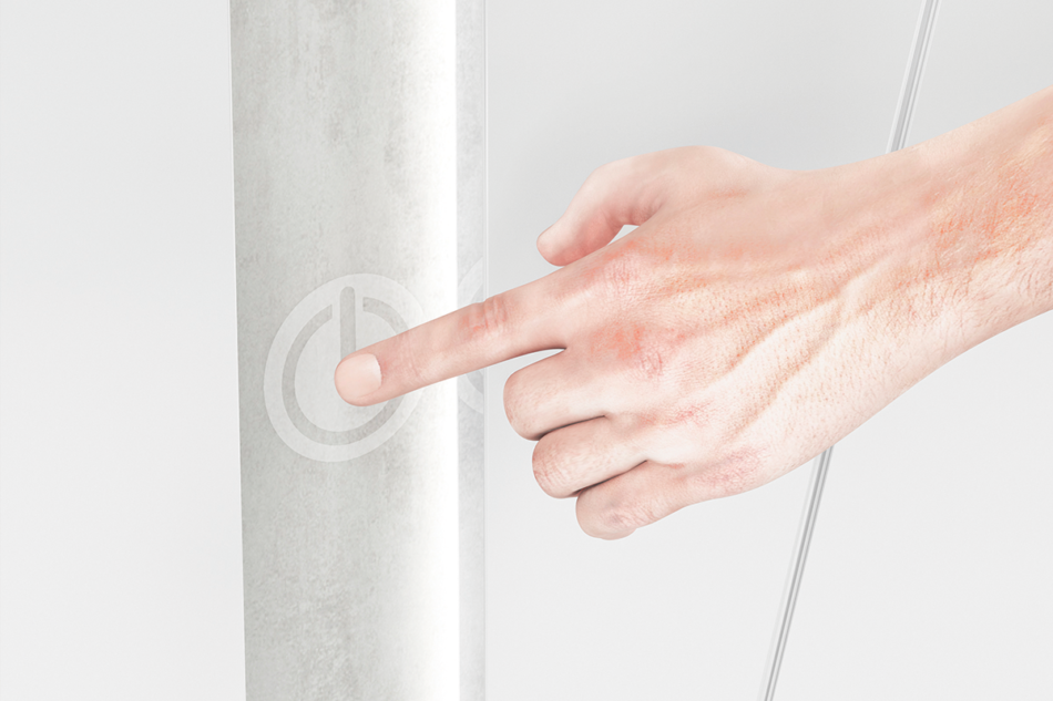 HOSTA Szafa biały połysk - zdjęcie 4