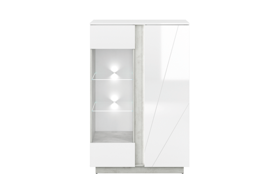 HOSTA Witryna biały połysk - zdjęcie 0