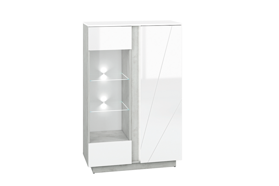 HOSTA Witryna biały połysk - zdjęcie 6